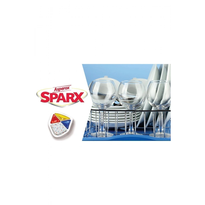 ASPEROX SPARX DİAMOND BULAŞIK KAPSÜLÜ 60 LI 4 ADET SİRKE LİMON KARBONATLI