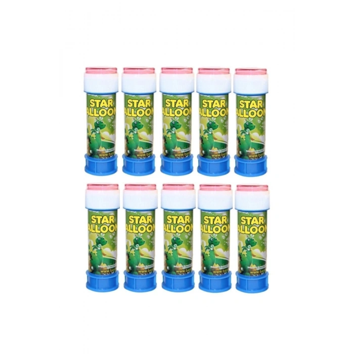 Star Bubbles Mini Baloncuk Köpük Oyuncak 10 Adet Üflemeli Balon