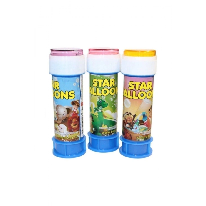 Star Bubbles Mini Baloncuk Köpük Oyuncakçı 3 Adet