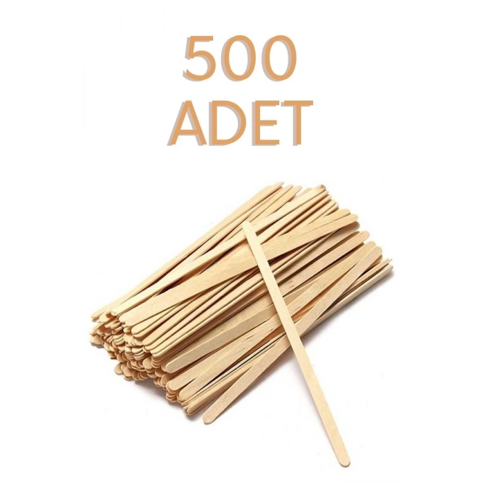 Tahta Çay Kahve Karıştırıcı 500 Adet