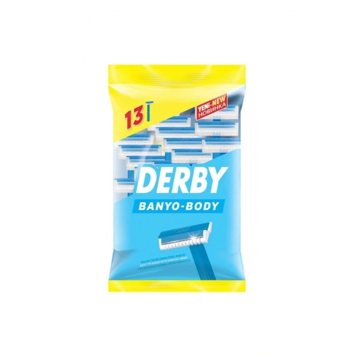 Tek Bıçaklı Banyo Tıraş Bıçağı 13lü X 12 Paket