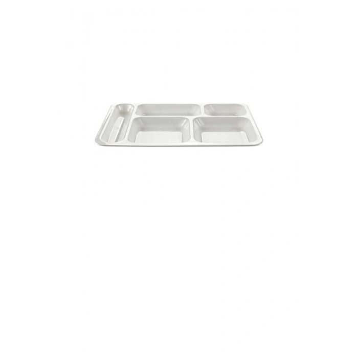 Termoset Kırılmaz 10’lu Tabldot Tabak 5 Gözlü