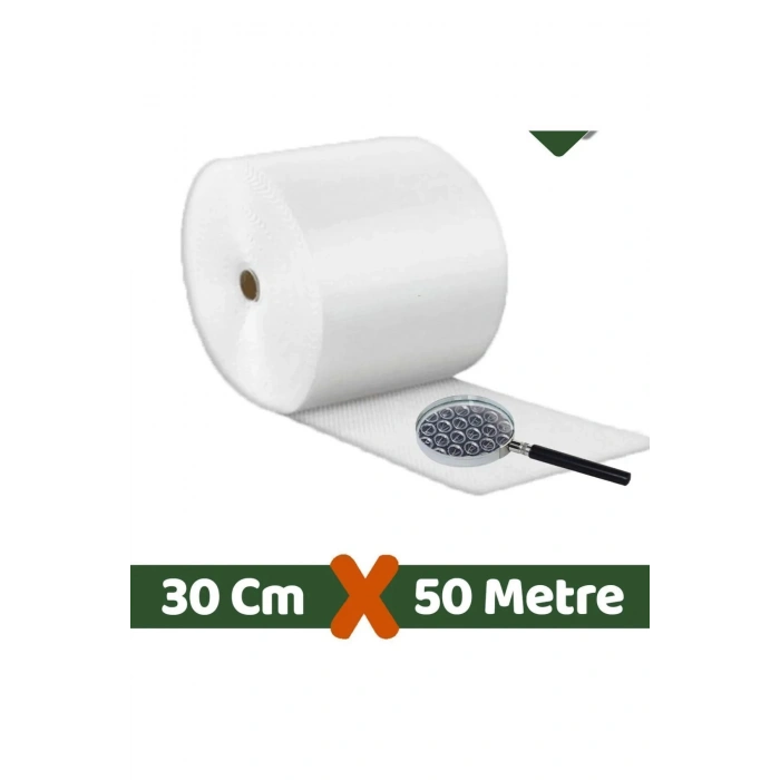 TİCARET Balonlu Naylon 50 Metre x 30 Cm. Özel Ebat Patpat Pıtpıt