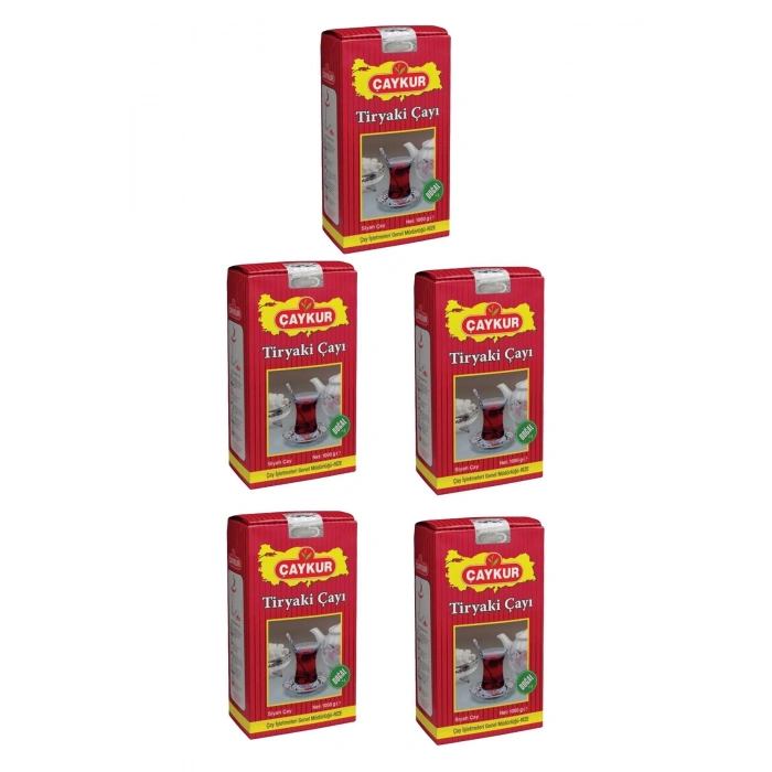 Tiryaki Çay 1 Kg - 5 Adet Cay-set-05