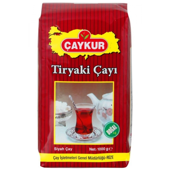 Tiryaki Siyah Dökme Çay 1 Kg 4 Adet