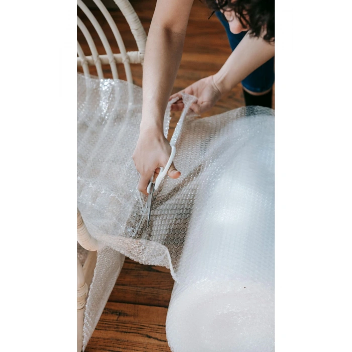 Üç Katlı Kalın Balonlu Naylon Patpat Pıtpıt Ambalaj Paketleme Eşya Koruma Naylonu 100 Cmx10 Mt 45 Gr