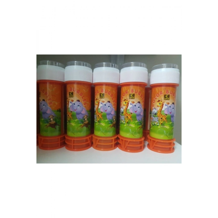 Üflemeli Baloncuklu Köpük Yapma Bubbles 5li Set