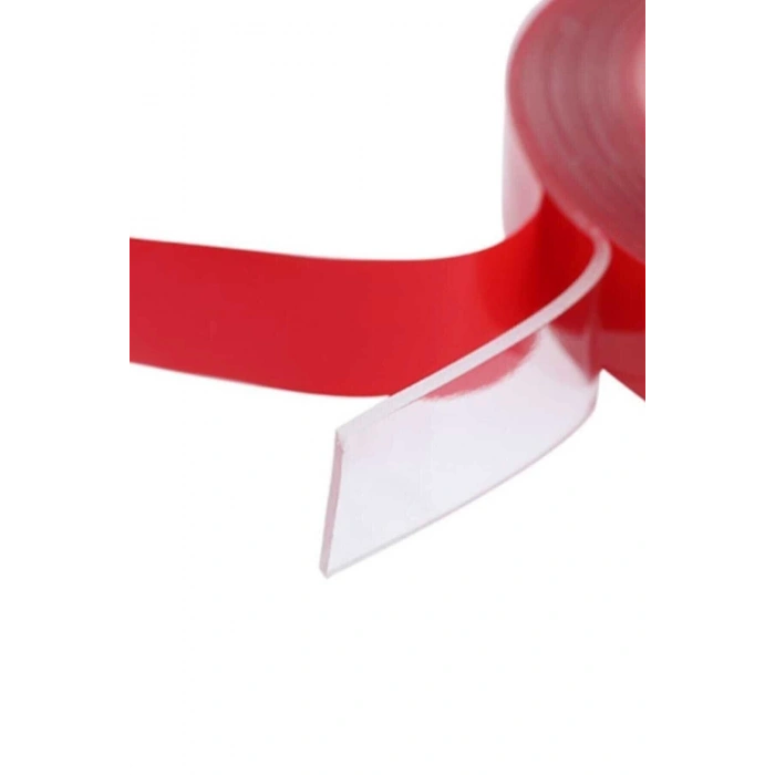 Vhb Akrilik Şeffaf Çift Taraflı Silikon Bant 18 Mm X 2 Metre