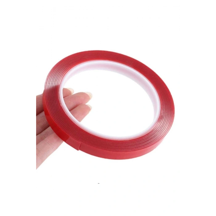 Vhb Akrilik Şeffaf Çift Taraflı Silikon Bant 18 Mm X 2 Metre