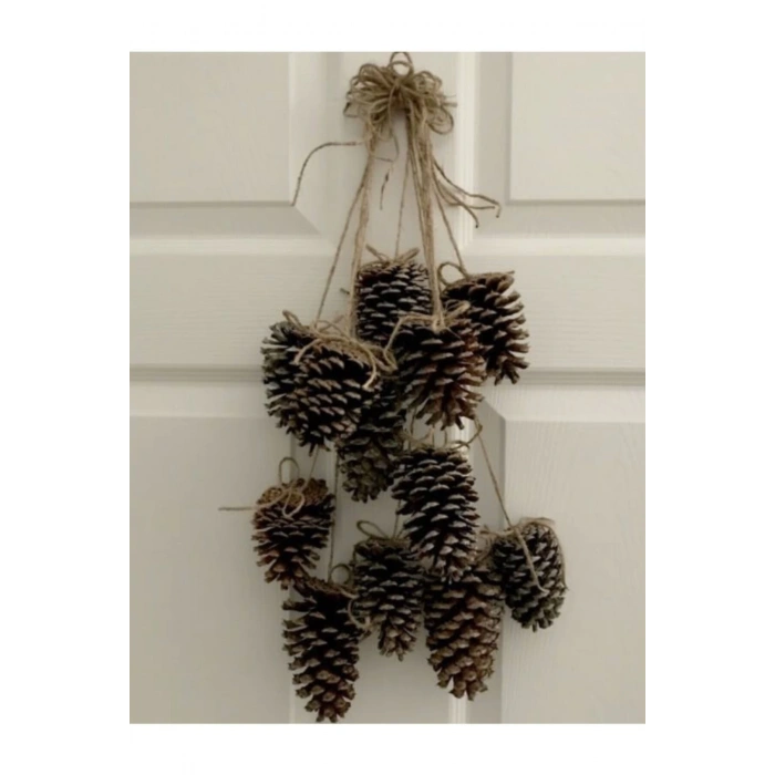 Yılbaşı Kapı Süsü Kozalak