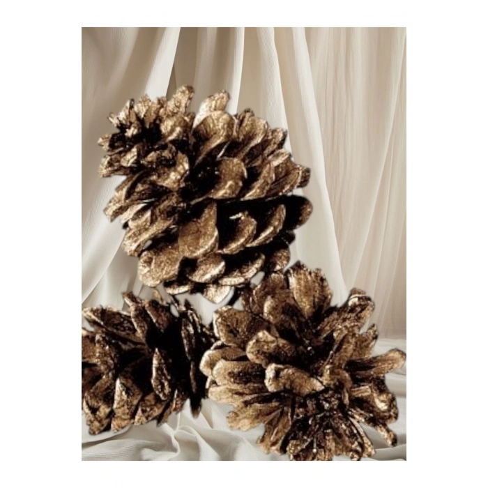 Yılbaşı Noel Dekorasyon Süsü Çam Kozalağı 30 Adet