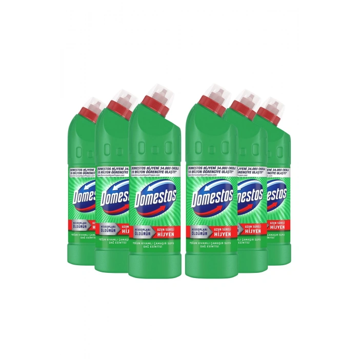 Yoğun Kıvamlı Çamaşır Suyu Dağ Esintisi Maksimum Hijyen 750 ml 6 Adet