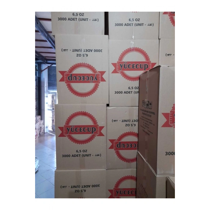 Yücecup 6,5 Oz Kağıt Bardak 3000 Adet