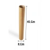 1 Adet Rulo Kargo Tüpü 45 Cm Uzunluk 8cm Çap Silindir Kutu Karton Masura Kedi Tırmalama Için Kutu