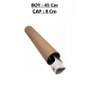 10 Adet Rulo Kargo Tüpü 45 Cm Uzunluk 8 Cm Çap Silindir Kutu Karton Masura Kedi Tırmalama İçin Kutu