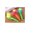 4lü Set Oyuncak Saksafon Popit Pipet Top Üfleme Oyunu Eğitici Oyuncak