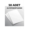 50 Adet A4 Kağıt Fotokopi Kağıdı