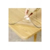 ŞEFFAF MASA ÖRTÜSÜ 1,7 mm 80 cm x 150 cm Kalın Pvc Kaymaz Masa Örtüsü Koruyucu 80 CM X 150 CM
