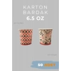 6.5 Oz Karton Bardak 50 Adet Çay - Kahve - Su Bardağı (3,2 GR)