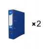 Geniş Plastik Büro Klasörü Mavi 2li