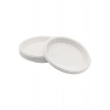 Plastik Tabak 100lü 17 Cm Beyaz Plastik Tabak