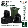 Konteyner Boy Çöp Torbası Siyah Dökme Çöp Poşeti Kalın Dayanıklı Büyük Boy 1 Adet