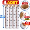 4 Adet EXTRA KALIN Masura Karton Boru Kargo Tüpü Paketleme Koruma Rulosu 80 cm