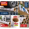 4 Adet EXTRA KALIN Masura Karton Boru Kargo Tüpü Paketleme Koruma Rulosu 80 cm