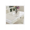 Cam Görünümlü Şeffaf 1,5 mm Kalın Pvc Masa Örtüsü 80x120 cm