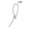 Kablo Bağı Plastik 2,5x150 mm Beyaz 100 Adet