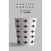 Karton Bardak 7 Oz Kullan At Bardak Sızdırmaz 200 Adet 50*4