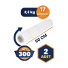 Palet Streç Film 17 mikron Şeffaf 50 cm X 300 m - 2 adet