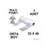 Rulo Poşet Orta Boy 23x46 Cm 1 Rulo Sargıda 200 Adet Poşet