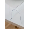 Şeffaf Pvc 1.2 Mm Temizlenebilir Kalın Koruyucu Avanos Masa Örtüsü