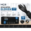Siyah Nitril Eldiven Large (L) Beden 100lü Paket Pudrasız Tek Kullanımlık Muayene Eldiveni