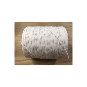 %100 Pamuk Örgü Mum Fitili (mum Ipi) 20 Numara - 10 Metre