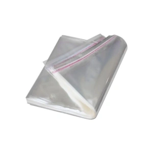 100 Adet (35x45+5) Opp Jelatin Bantlı Yapışkanlı Naylon Poşet