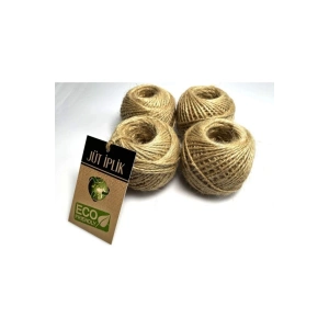 100 gr Jüt Iplik-4lü ( Jüt Ip ),hasır Ip , Kırnap Ip , Doğal Ip , Çuval Ip