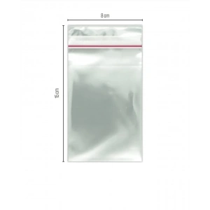 1000 ADET Bantlı Jelatin 8x15 Cm Yapışkanlı Poşet Naylon Torba