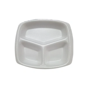 3 Gözlü Köpük Tabldot 3 Gözlü Köpük Tabak 50adet