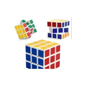 3x3x3 Eğitici Zeka ve Sabır Küpü Yapboz Neon Renkler