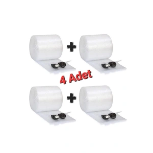 4 Adet Balonlu Naylon 20cm X 10m Ambalaj Naylonu Patpat Pıt Pıt 30 Gr