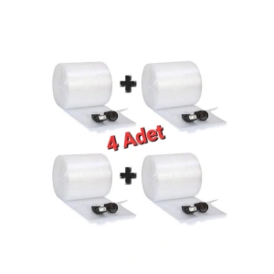 4 Adet Balonlu Naylon 30cm X 10m Ambalaj Naylonu Patpat Pıt Pıt 40 Gr