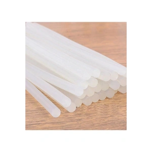 5 Adet - Ince Mum Silikon Çubuk Sıcak Silikon 7mm X 30cm