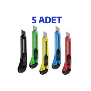 5 Adet Maket Bıçağı Büyük Boy Falçata