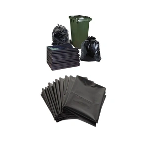 5 Kg 120x150 Kalın Ağır Hizmet Yırtılmaz Dökme Çöp Torbası Kalın Çöp Poşeti Hantal Boy Siyah