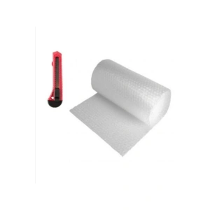 Balonlu Naylon 5 Metre Boy 100 Cm En - Pat Pat Havalı Ambalaj Naylonu (maket Bıçağı Hediyeli)