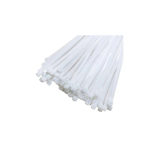 Kablo Bağı- Plastik Kelepçe - 3.6 X 300 Mm - Cırt Kelepçe Beyaz 100 Adet Paket
