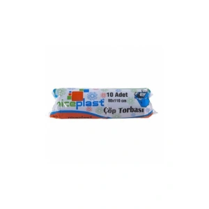 Çöp poşeti 80X110 cm Kalın Jumbo 350 gr 10lu 1 Rulo