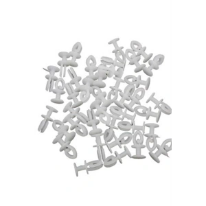 100 Adet Geçmeli Sistem Tül Ve Perde Düğmesi